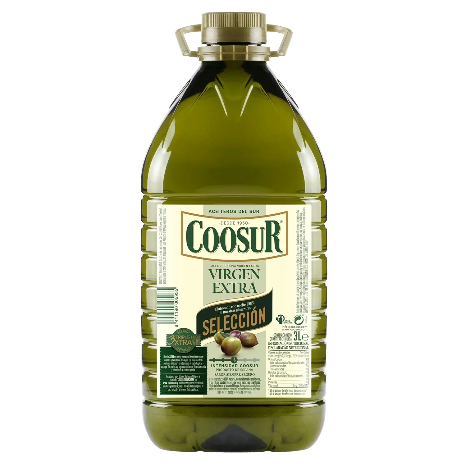 Aceite de Oliva Virgen Extra 3L